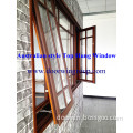 Australia Style Solid Wood Aluminum Casement Window
